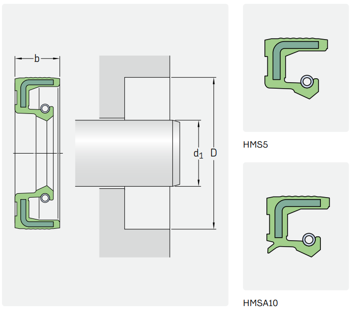 phớt chặn HMS5 và HMSA10
