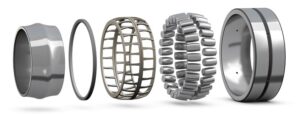 Cấu tạo các chi tiết trong vòng bi tang trống SKF 22222 E